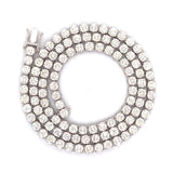 17PT- 19.00 CT. Tennis Necklace in 14K White Gold (4 Prong) - White Carat - USA & Canada