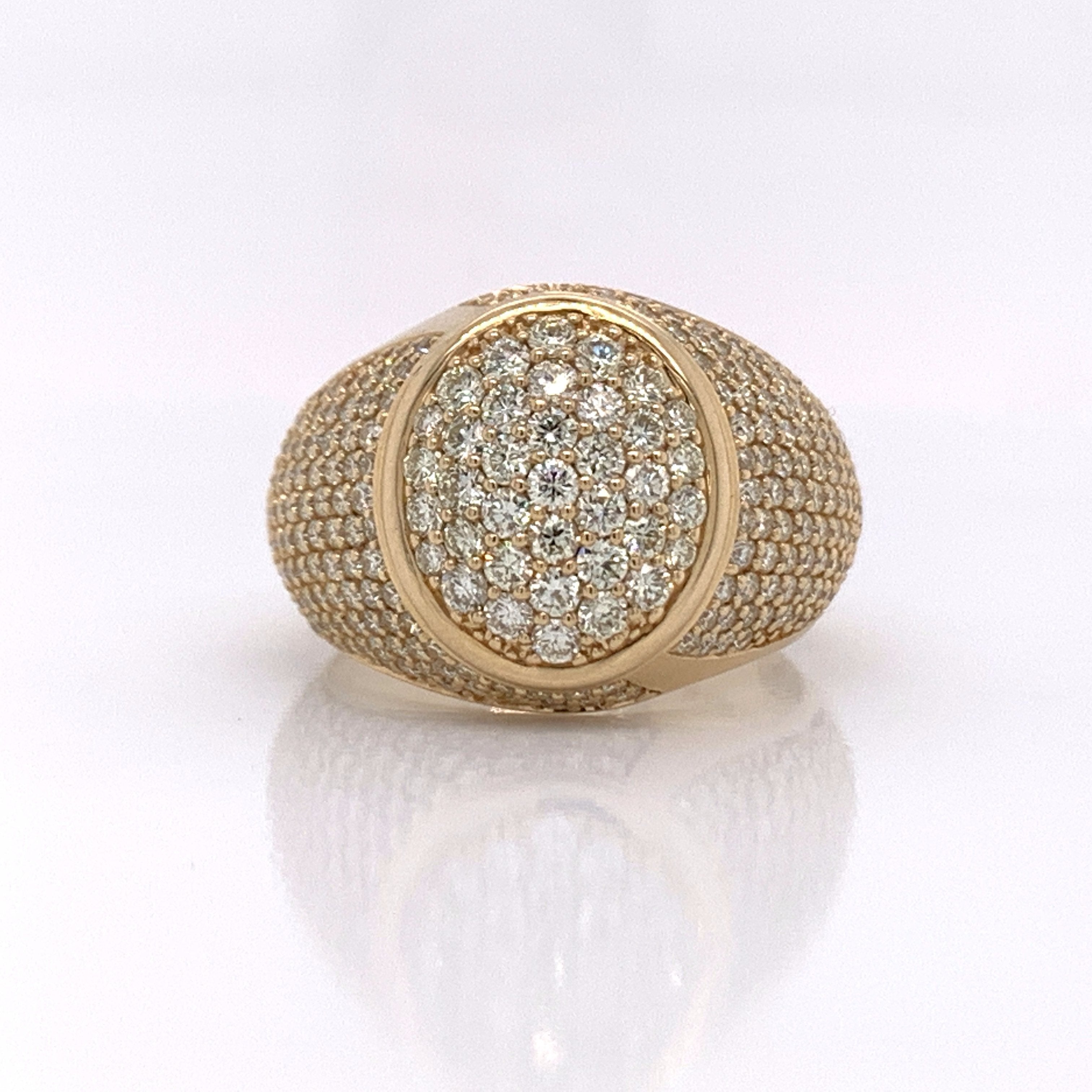 3.50CT Diamond 14K Yellow Gold Ring - White Carat - USA & Canada