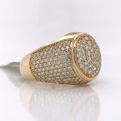 3.50CT Diamond 14K Yellow Gold Ring - White Carat - USA & Canada