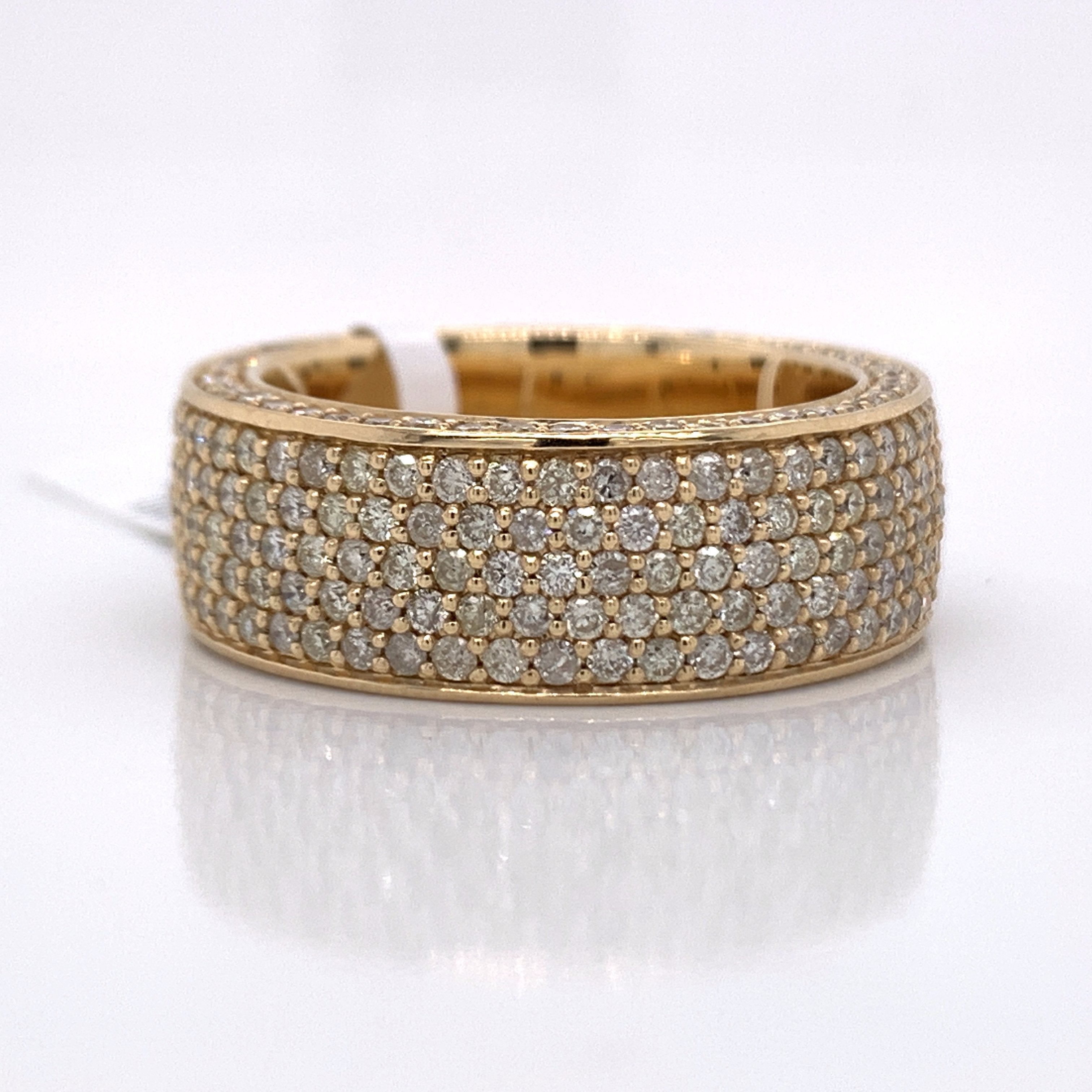 4.60CT Diamond 14K Yellow Gold Ring - White Carat - USA & Canada