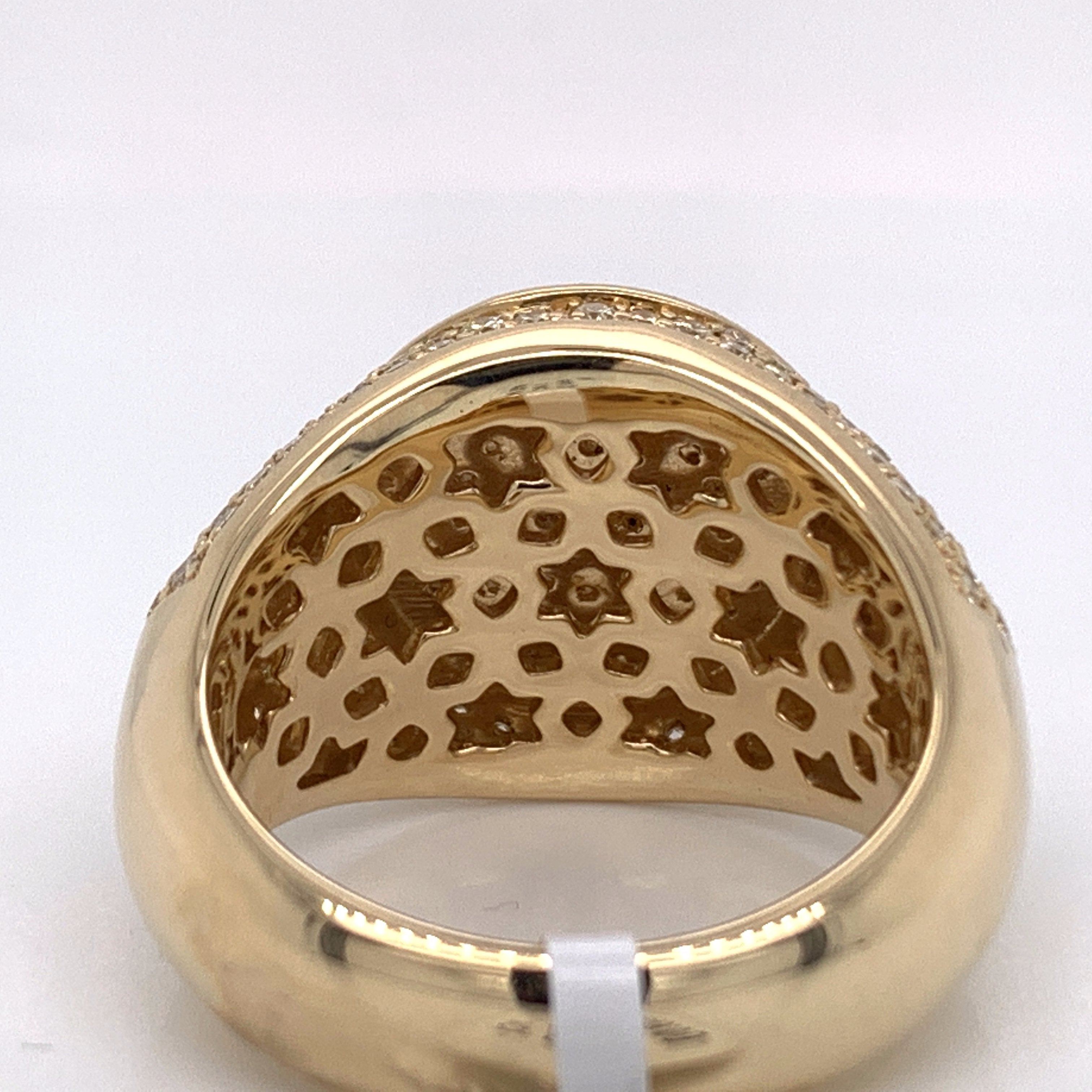 3.15CT Diamond 14K Yellow Gold Ring - White Carat - USA & Canada