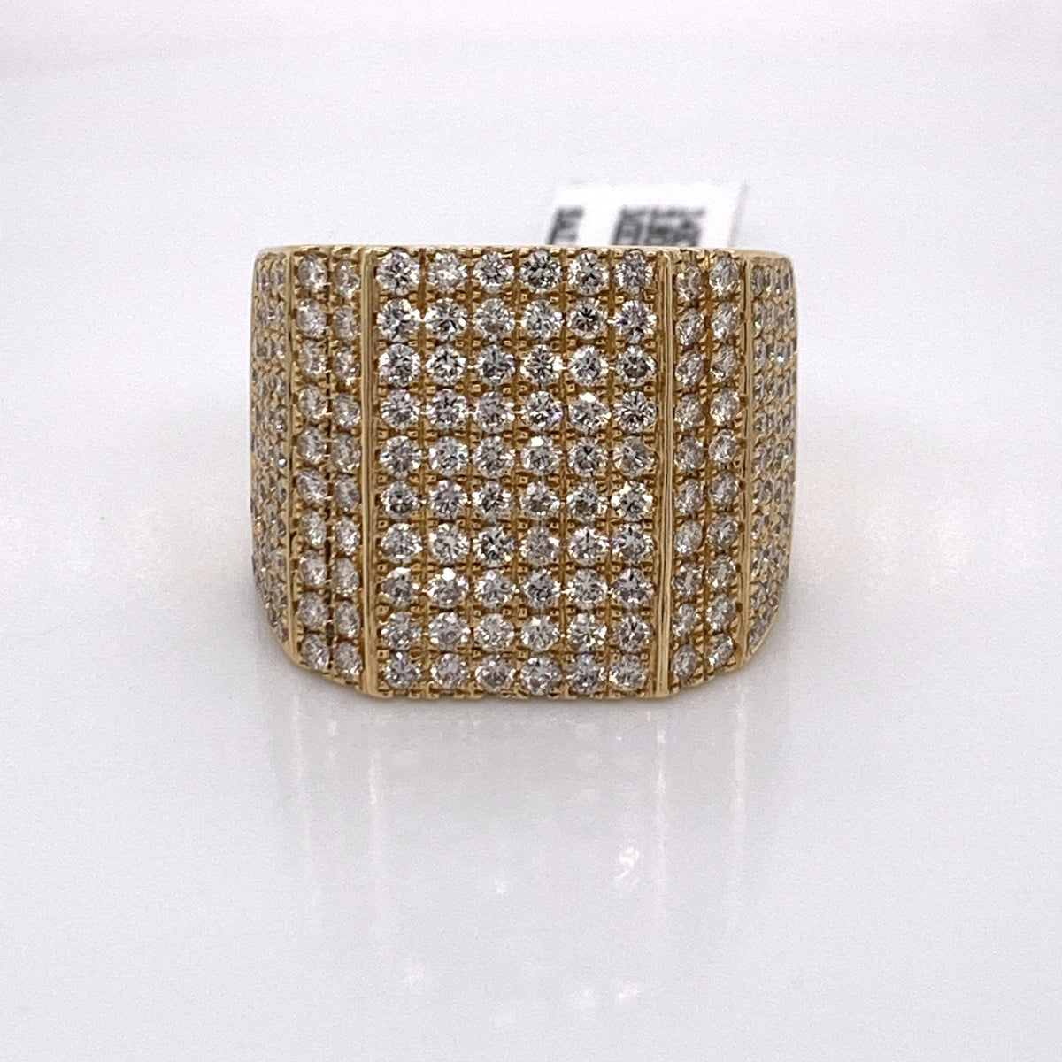 3.80CT Diamond 14K Yellow Gold Ring - White Carat - USA & Canada