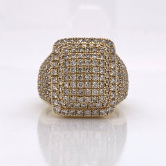 3.33CT Diamond 14K Yellow Gold Ring - White Carat - USA & Canada
