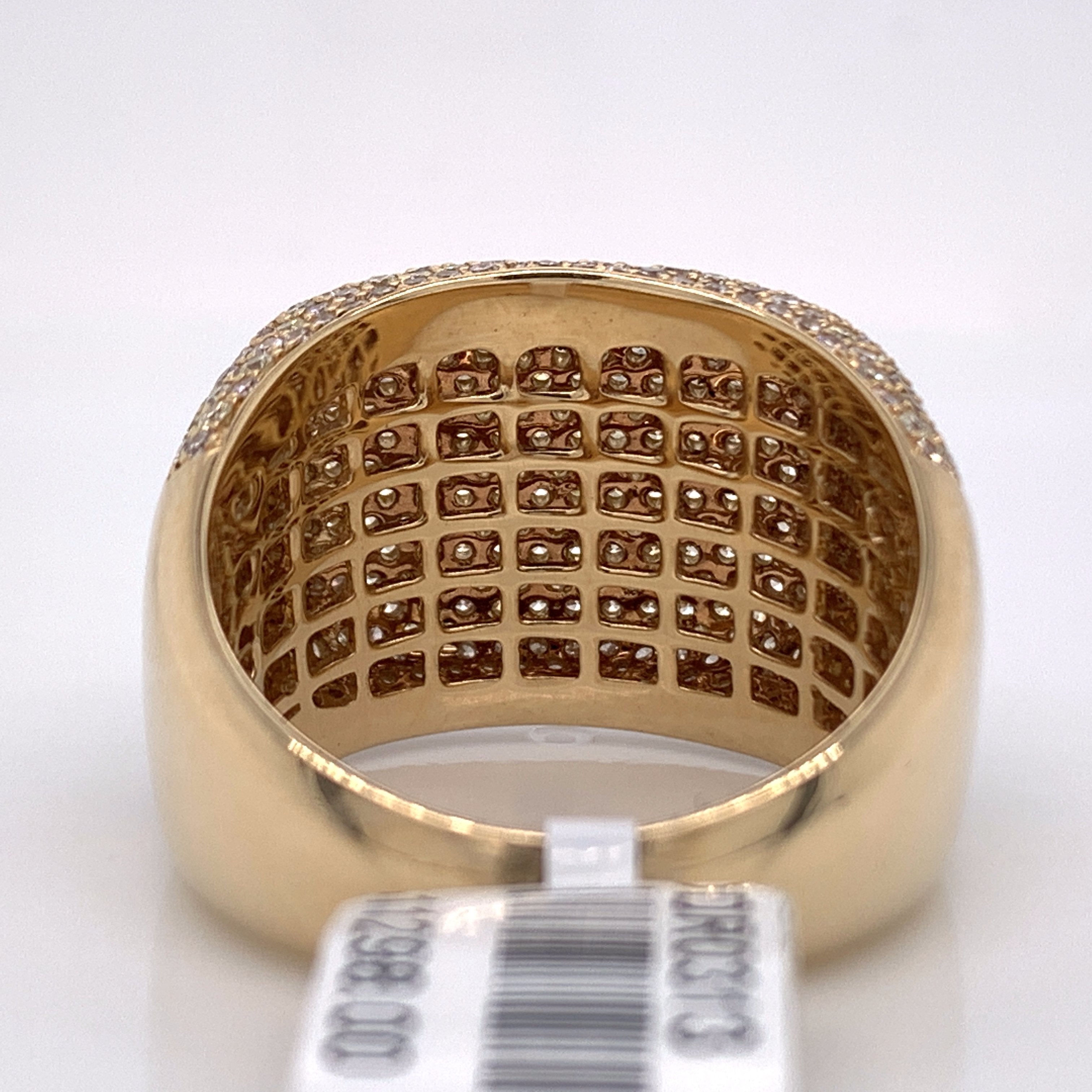 4.00CT Diamond 10K Yellow Gold Ring - White Carat - USA & Canada