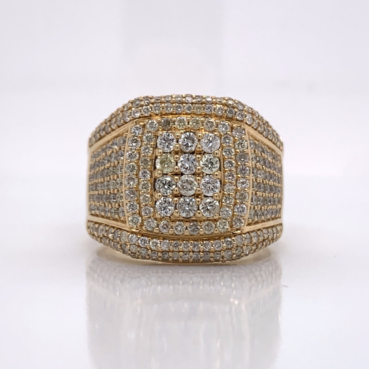3.00CT Diamond 14K Yellow Gold Ring - White Carat - USA & Canada