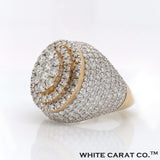 5.80 CT. Diamond Yellow Gold Ring - White Carat - USA & Canada