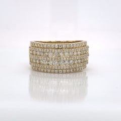 1.49CT Diamond 10K Yellow Gold Ring - White Carat - USA & Canada