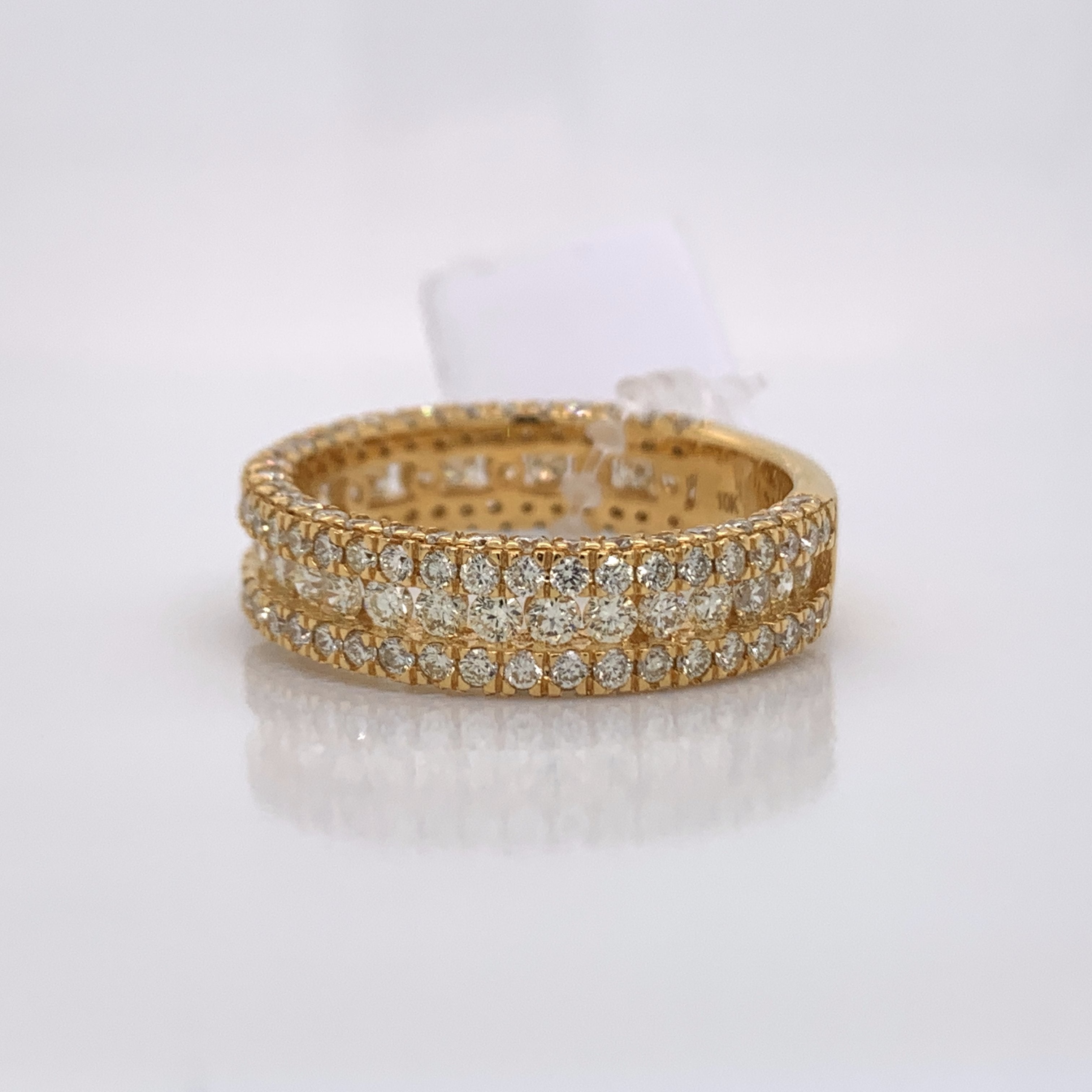2.74 CT. Diamond 10K Yellow Gold Ring - White Carat - USA & Canada