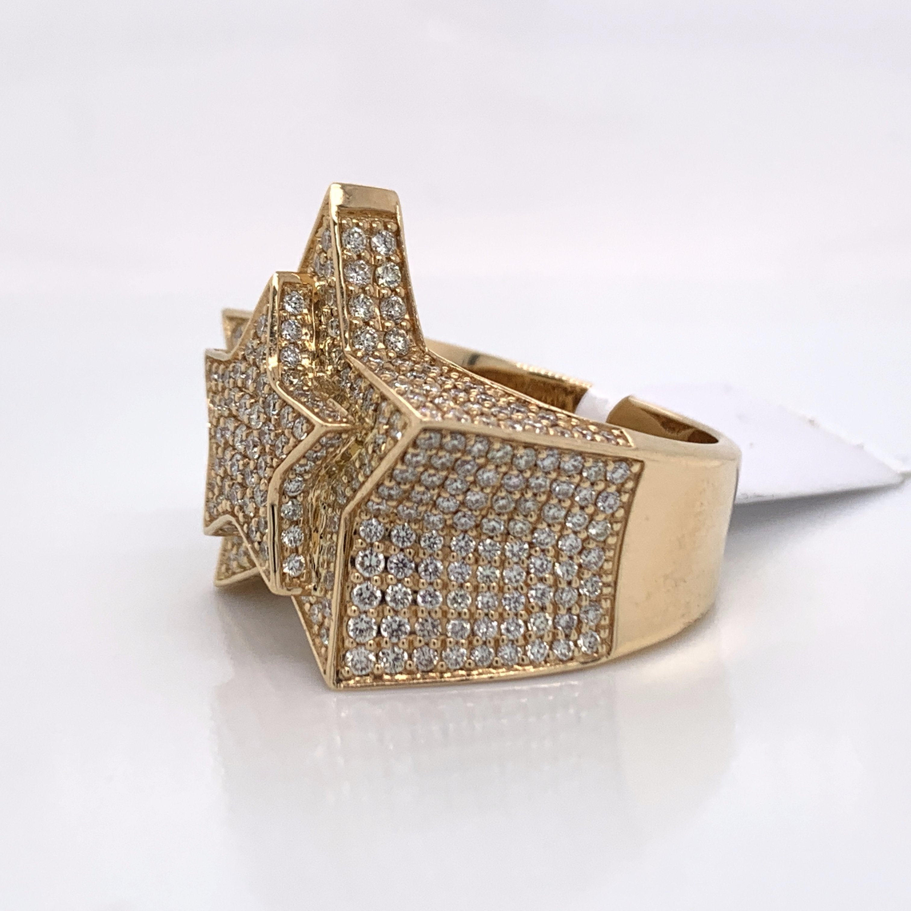 3.50 CT. Diamond 14K Yellow Gold Ring - White Carat - USA & Canada
