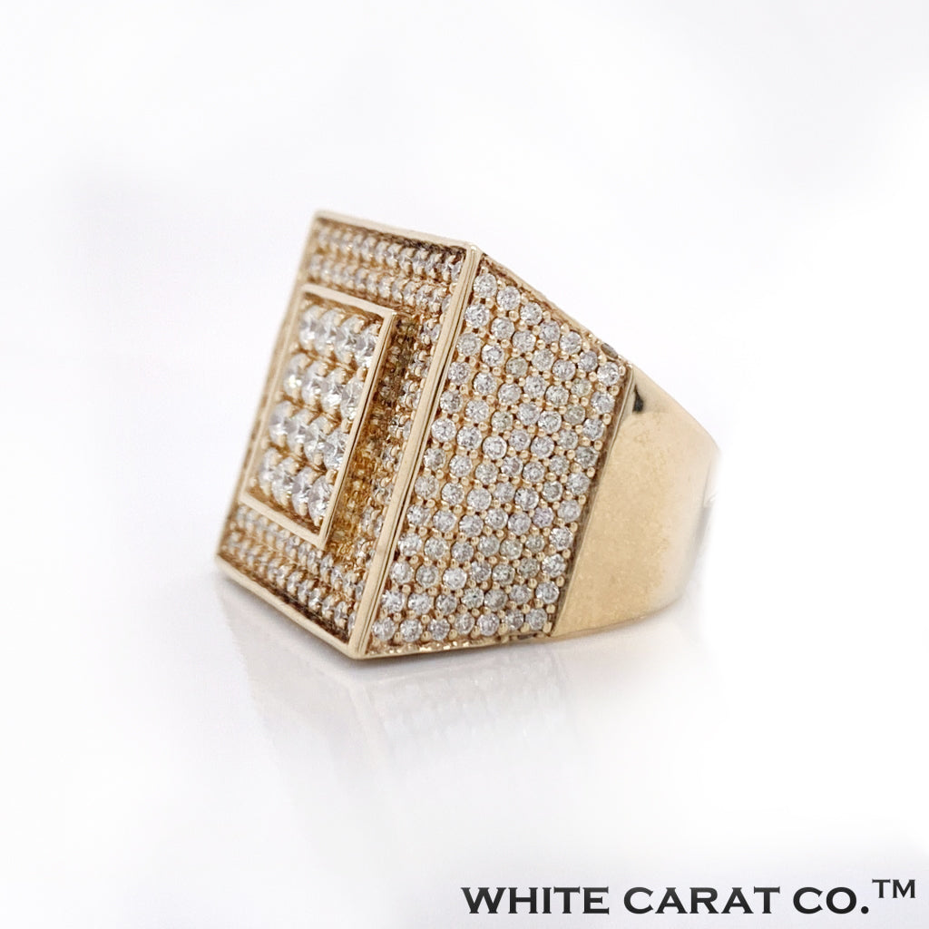 5.00 CT. Diamond Yellow Gold Ring - White Carat - USA & Canada