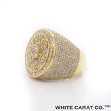 3.97 CT. Diamond Yellow Gold Ring 10K - White Carat - USA & Canada