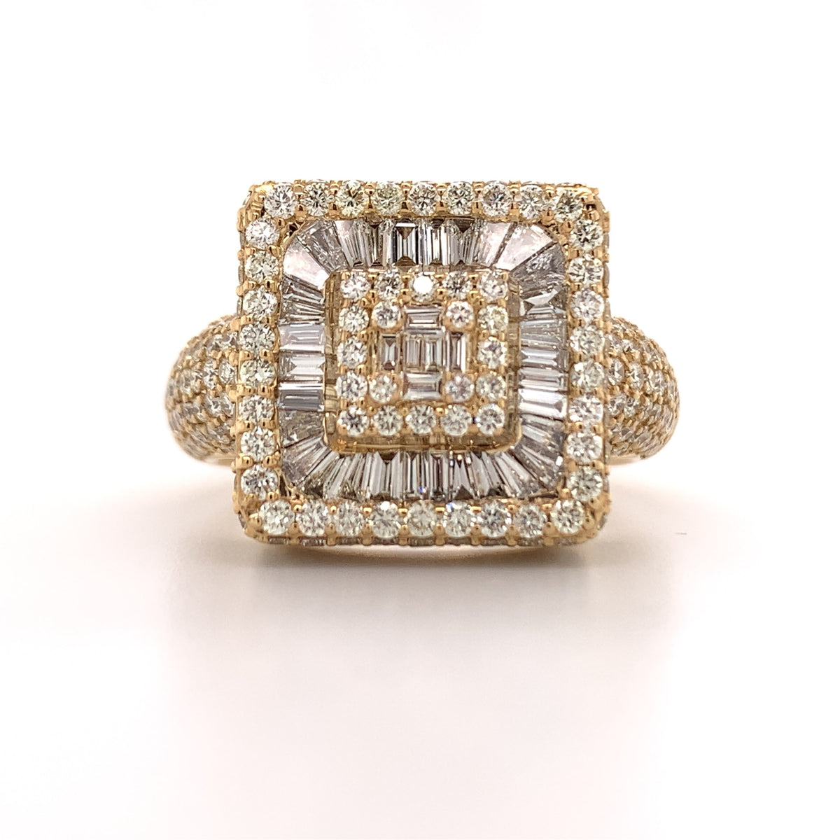 4.00 CT. Diamond Baguette Ring in Gold - White Carat - USA & Canada