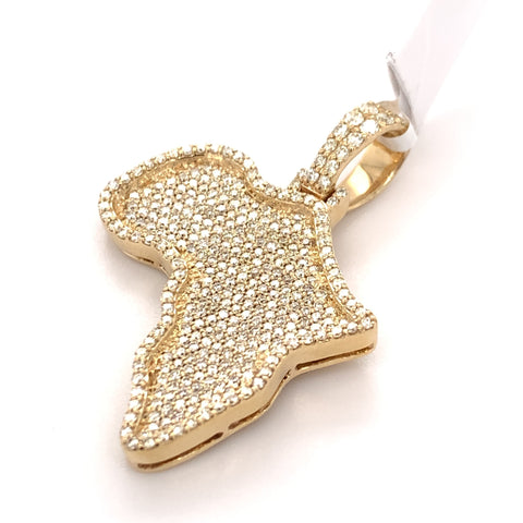 1.50 CT. Diamond Africa Pendant in 10KT Gold - White Carat - USA & Canada