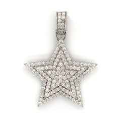 Diamond Star Pendant 10K - White Carat - USA & Canada
