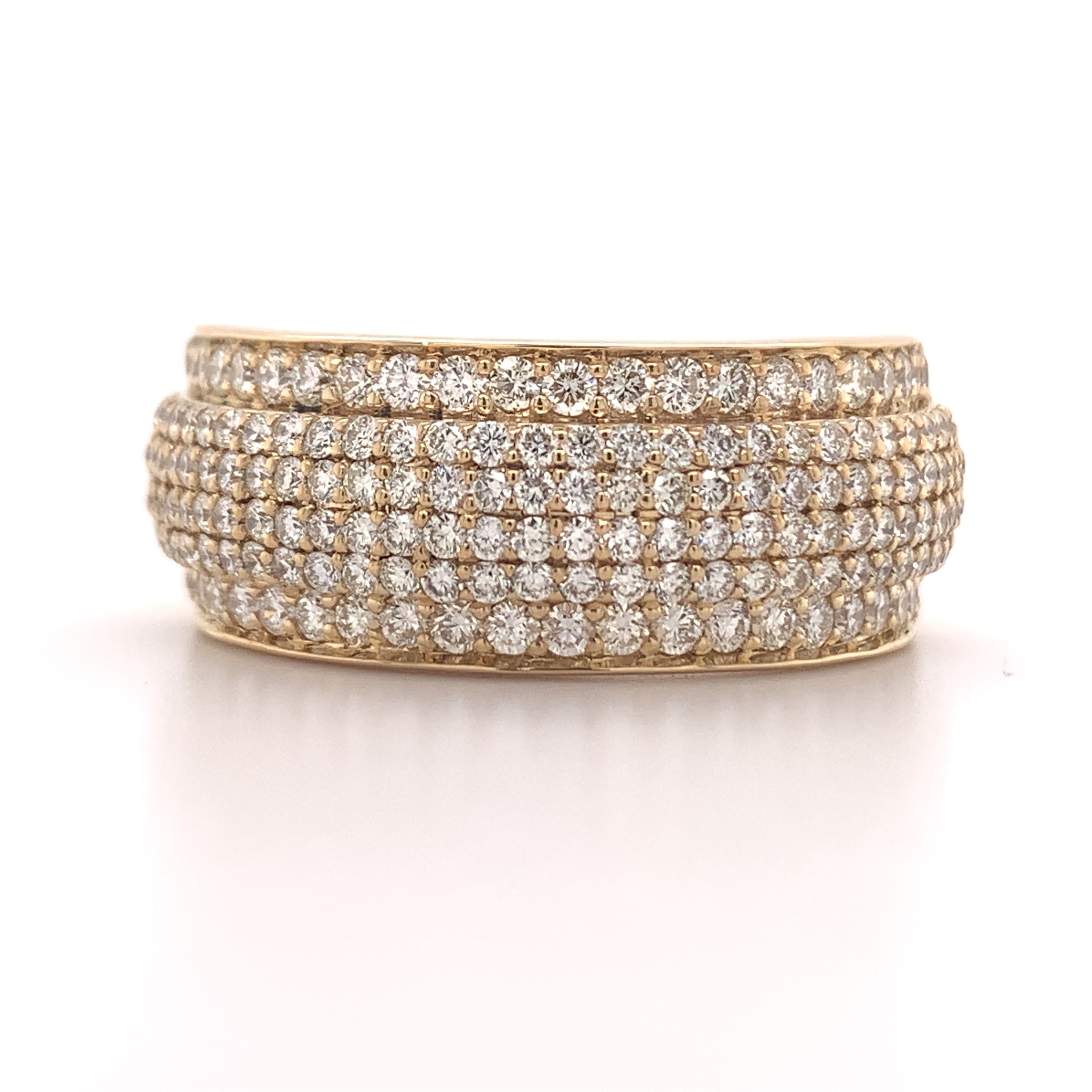 3.00 CT. Diamond Two Tier Band in Gold - White Carat - USA & Canada
