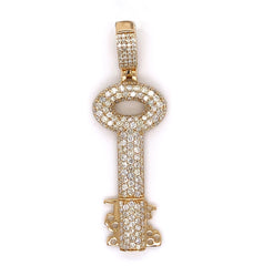 Diamond Key Pendant 14K - White Carat - USA & Canada