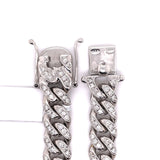 25.00 CT. VVS Diamond Cuban Chain in 14KT Gold (11.5mm) - White Carat - USA & Canada