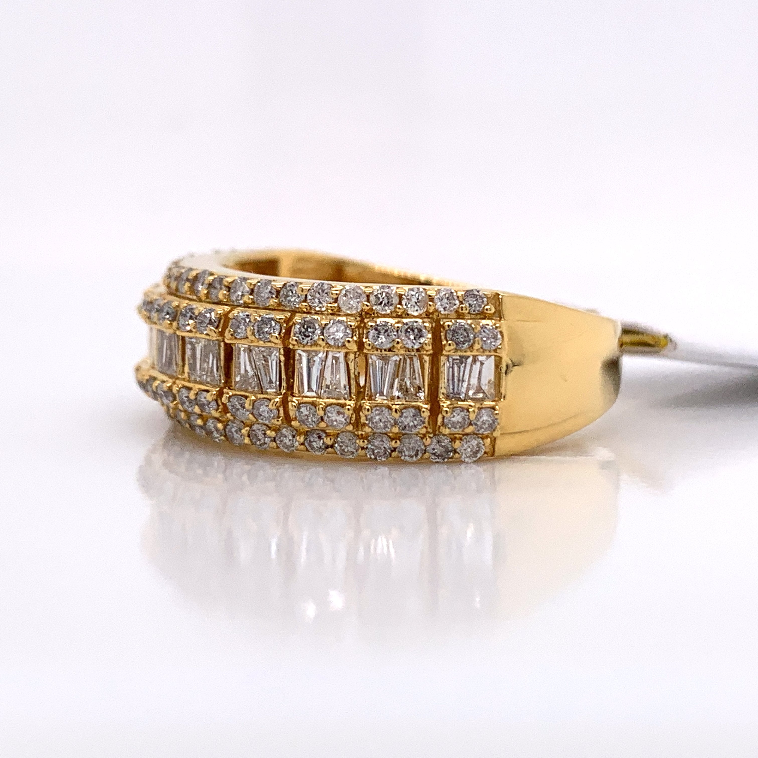 1.40CT Diamond 10K Yellow Gold Ring - White Carat Diamonds 