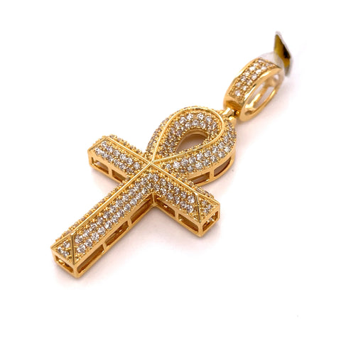 1.95 CT. Diamond Cross Pendant in 10KT Gold - White Carat - USA & Canada