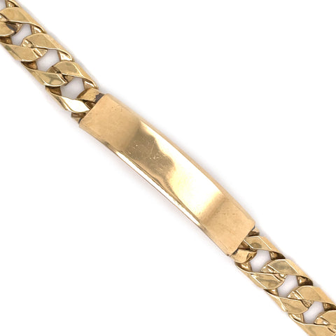 10.5mm Gold Cuban Bracelet 10K - White Carat - USA & Canada