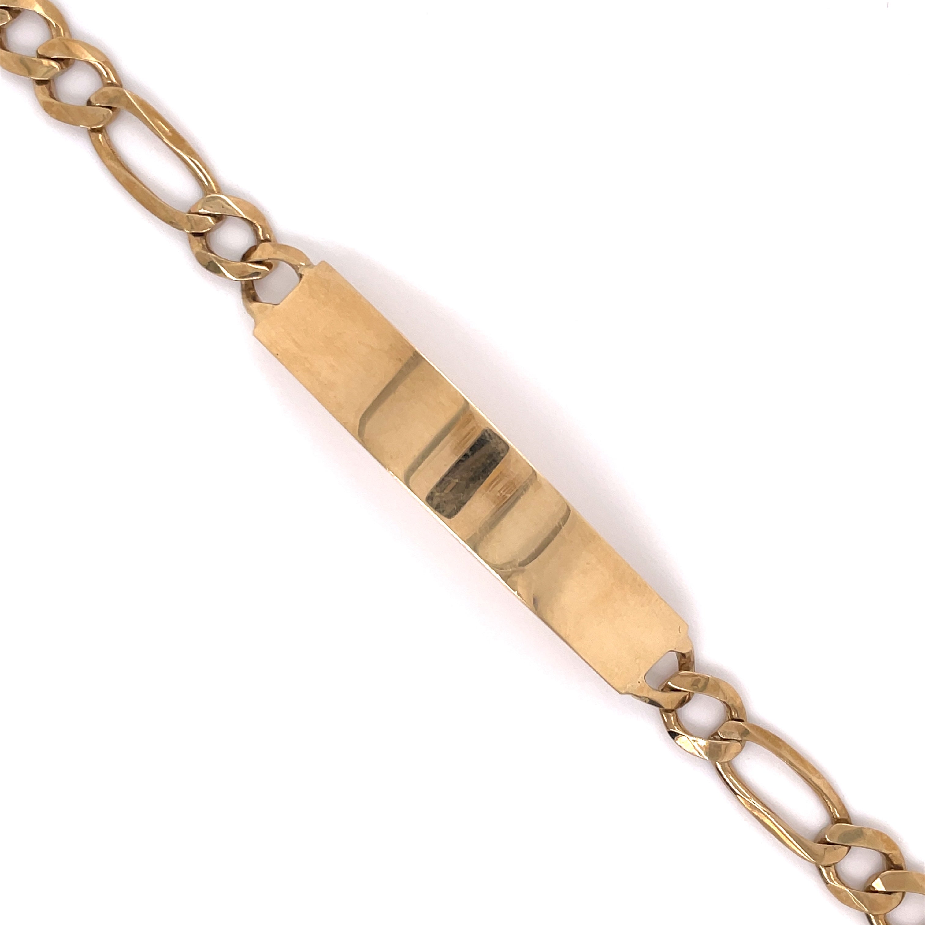 10K Gold Cuban Bracelet (Regular)-10.5MM - White Carat - USA & Canada