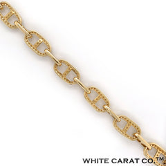 5.00CT Diamond Mariner Bracelet Gold 14K - 10mm - White Carat - USA & Canada