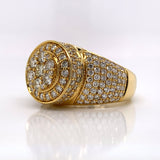 3.15CT Diamond 10K Gold Ring - White Carat Diamonds 