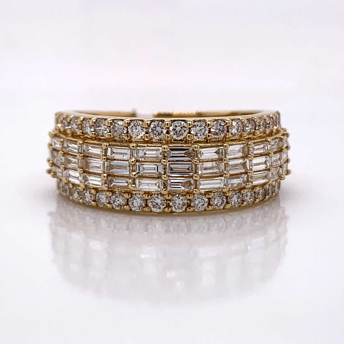 1.97CT Diamond 14K Gold Ring - White Carat Diamonds 