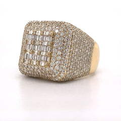 6.00 CT. Diamond Square Baguette Ring in Gold - White Carat - USA & Canada