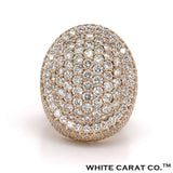 7.00 CT. Diamond Oval Ring in Gold - White Carat - USA & Canada
