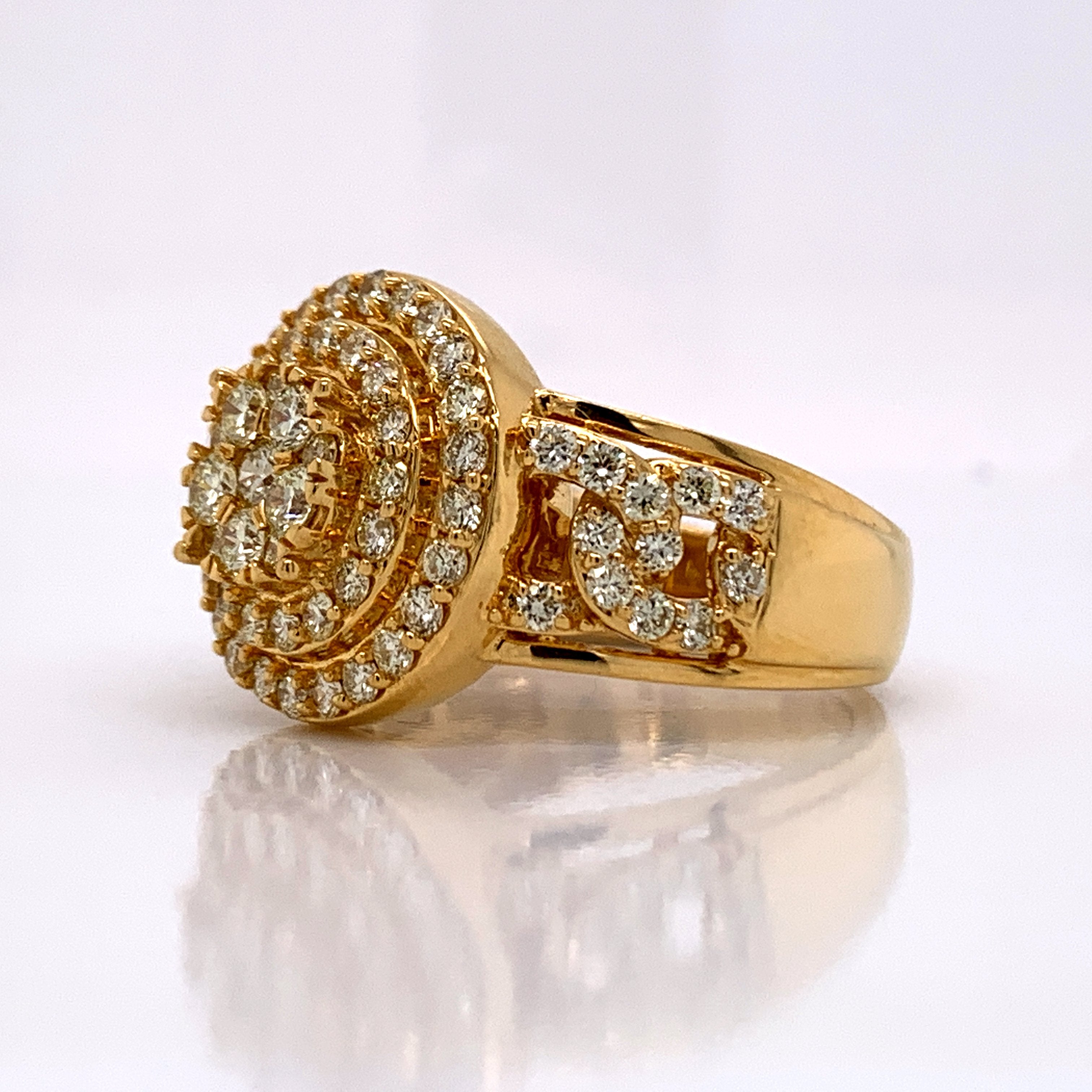 1.80CT Diamond 10K Gold Ring - White Carat Diamonds 