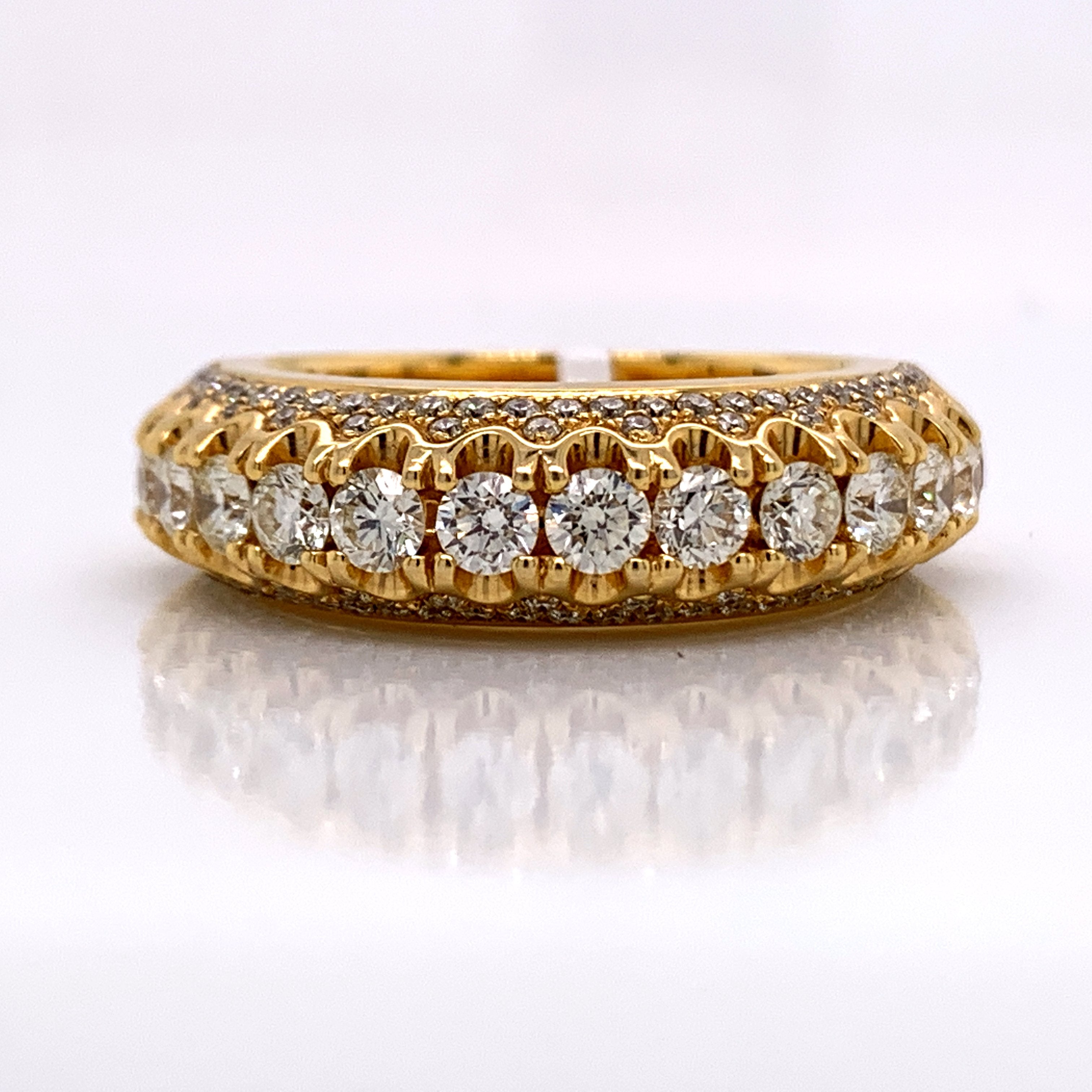 2.27CT Diamond 14K Gold Ring - White Carat Diamonds 