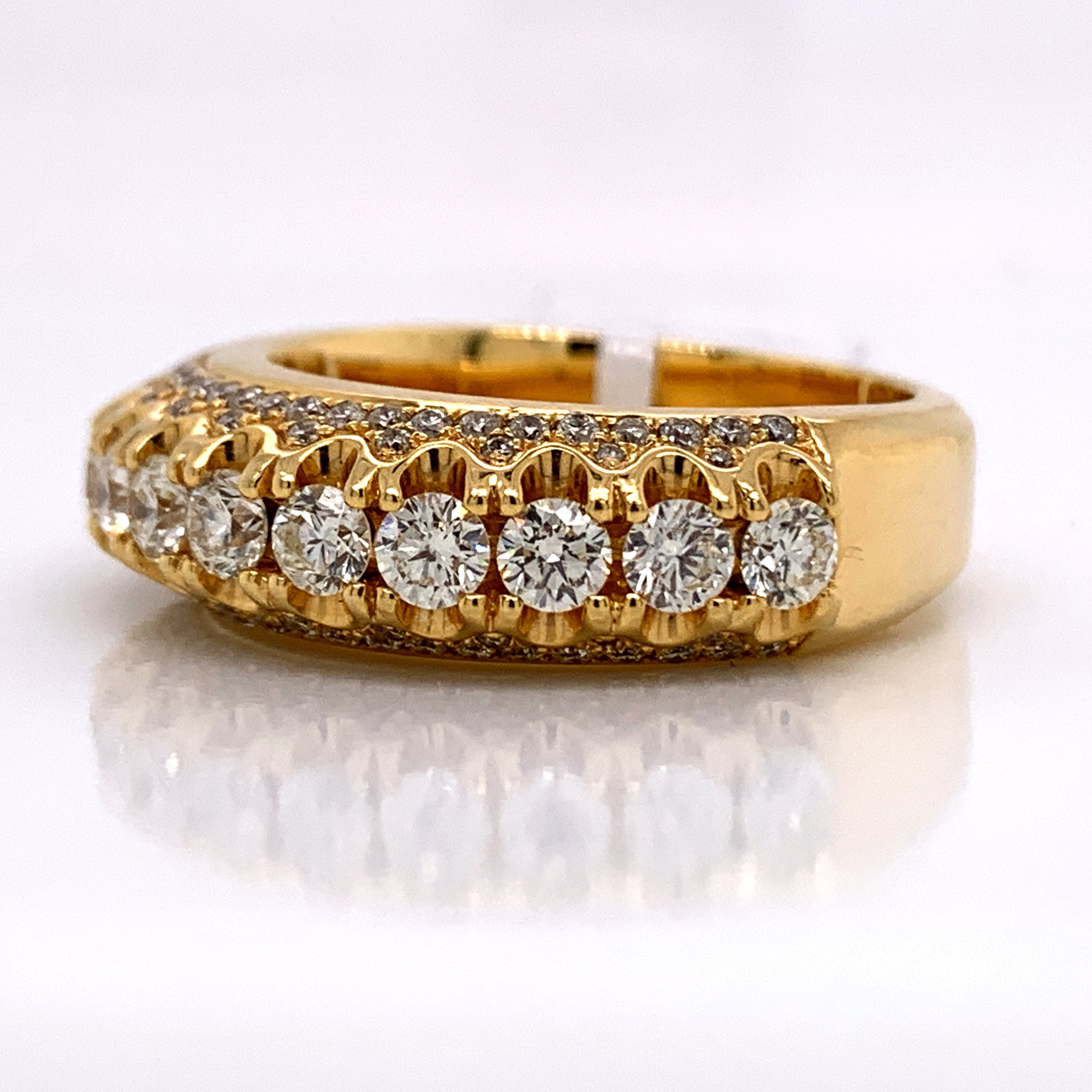 2.27CT Diamond 14K Gold Ring - White Carat Diamonds 