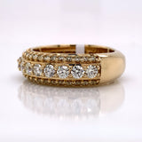 3.01CT Diamond 10K Gold Ring - White Carat Diamonds 