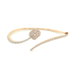 Ladies Bangle Diamond Bracelet - White Carat - USA & Canada