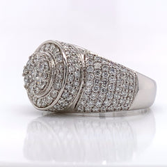 3.22CT Diamond 14K White Gold Ring - White Carat Diamonds 
