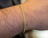 10K Gold Miami Cuban Bracelet (Regular)-5MM - White Carat - USA & Canada