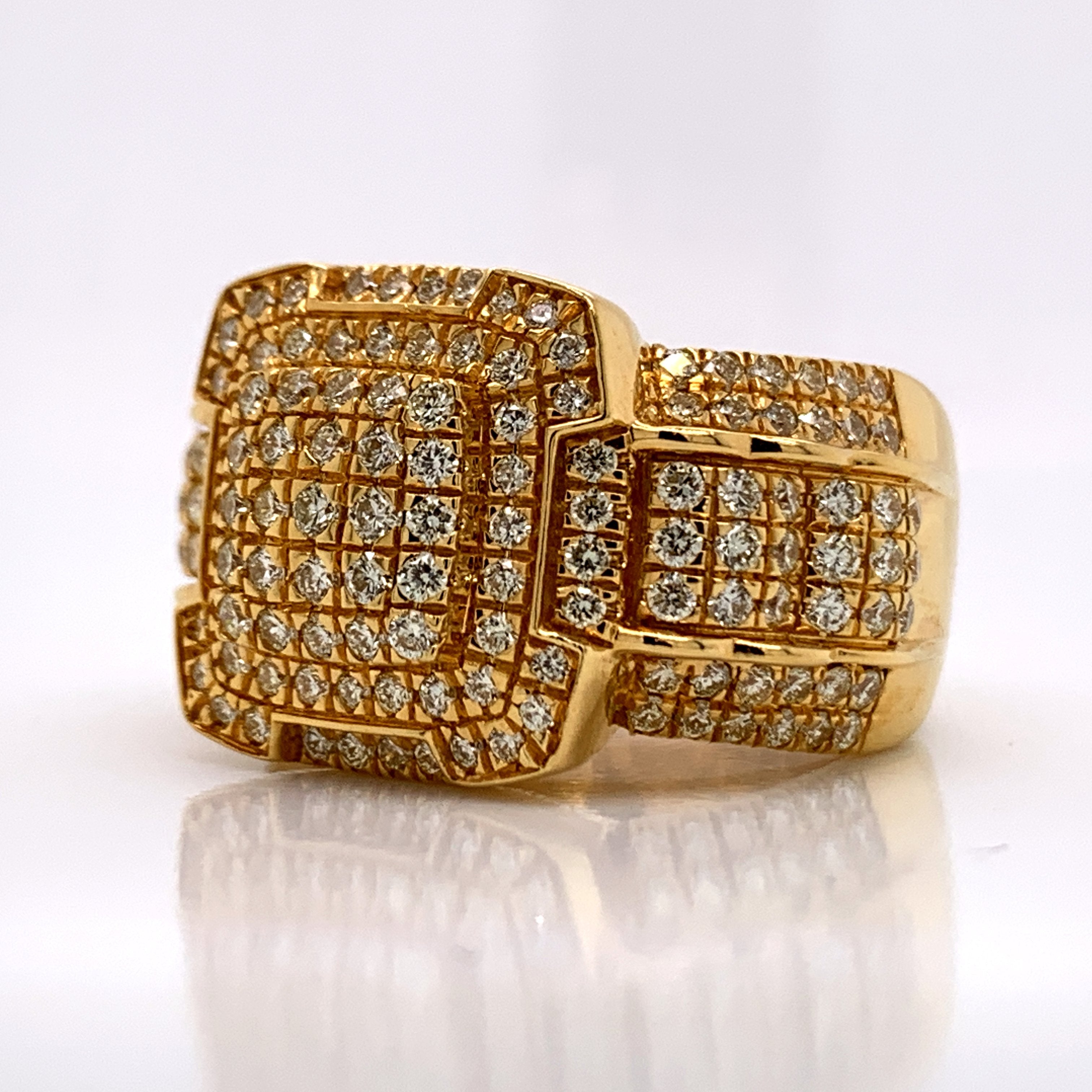 2.05CT Diamond 10K Gold Ring - White Carat Diamonds 