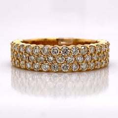 2.00CT Diamond Ring in 10K Gold Band Style - White Carat Diamonds 