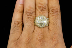 5.50 CT. Diamond Baguette Crown Ring in Gold - White Carat - USA & Canada