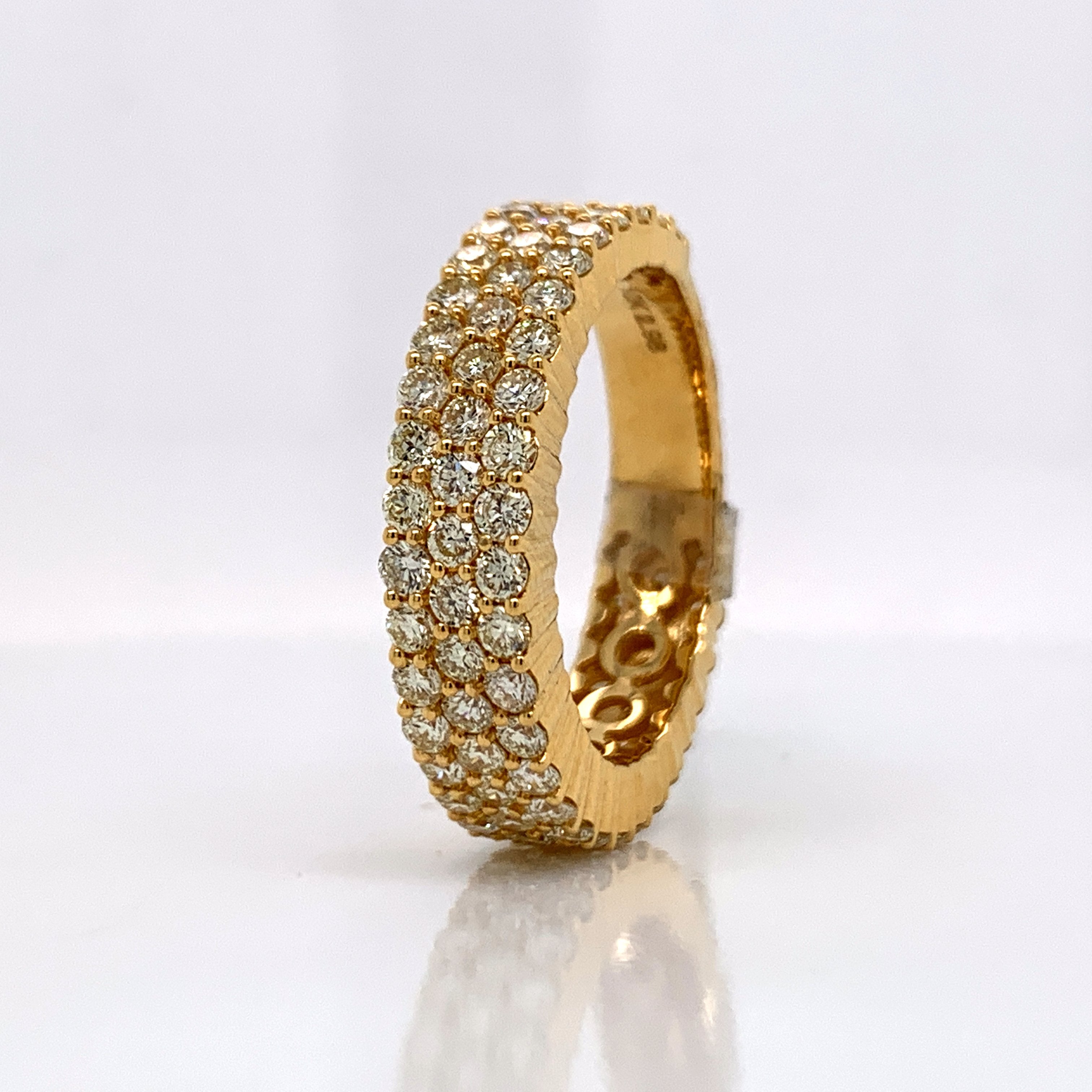 2.98CT Diamond Ring in 10K Gold - White Carat Diamonds 