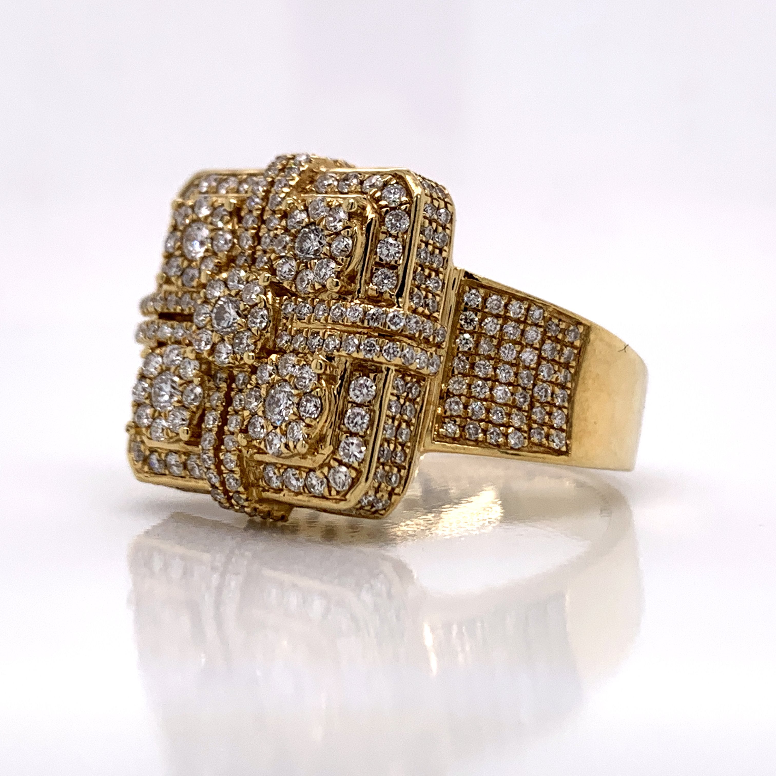 1.98CT Diamond Ring in 10K Gold - White Carat Diamonds 