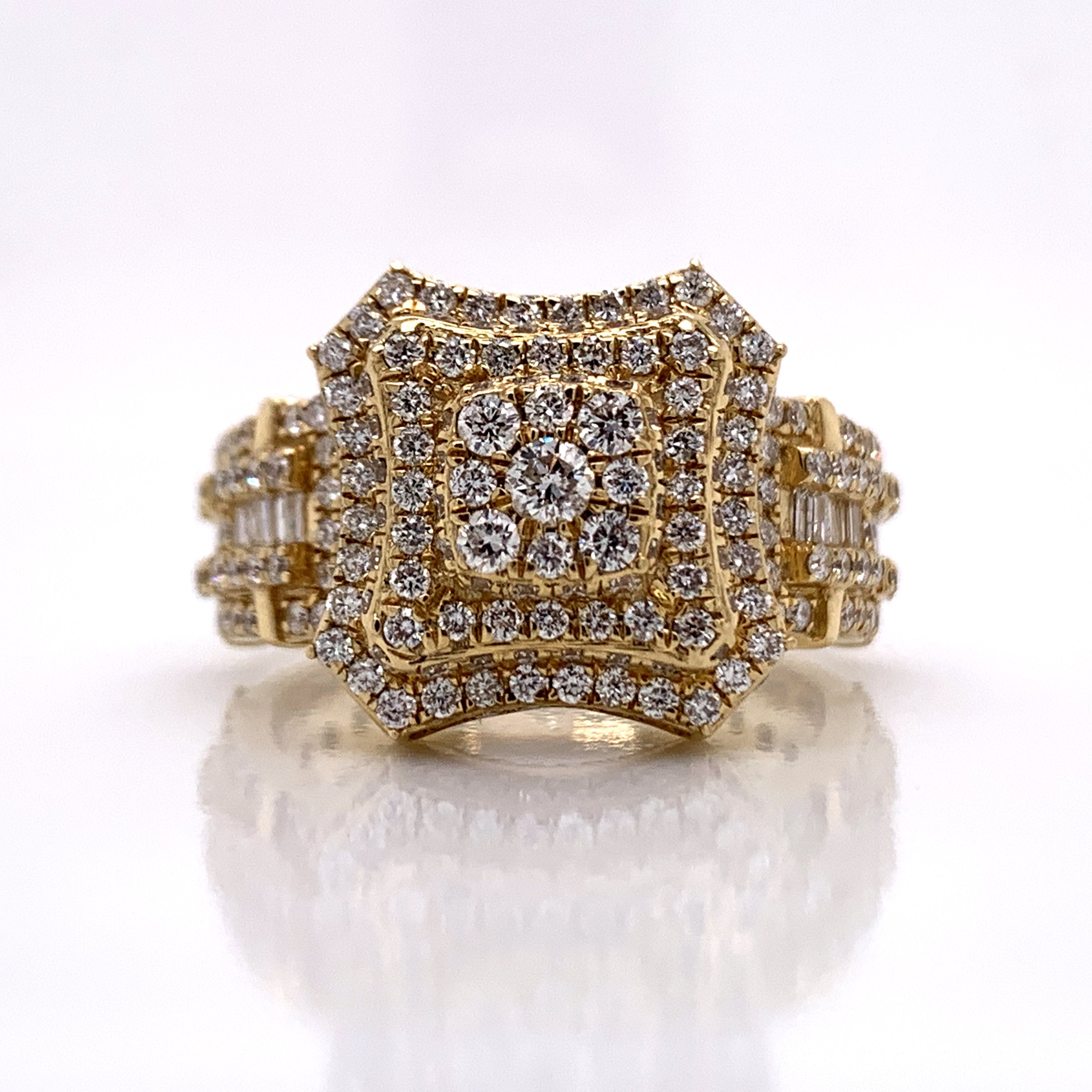 2.26CT Diamond Ring in 10K Gold - White Carat Diamonds 