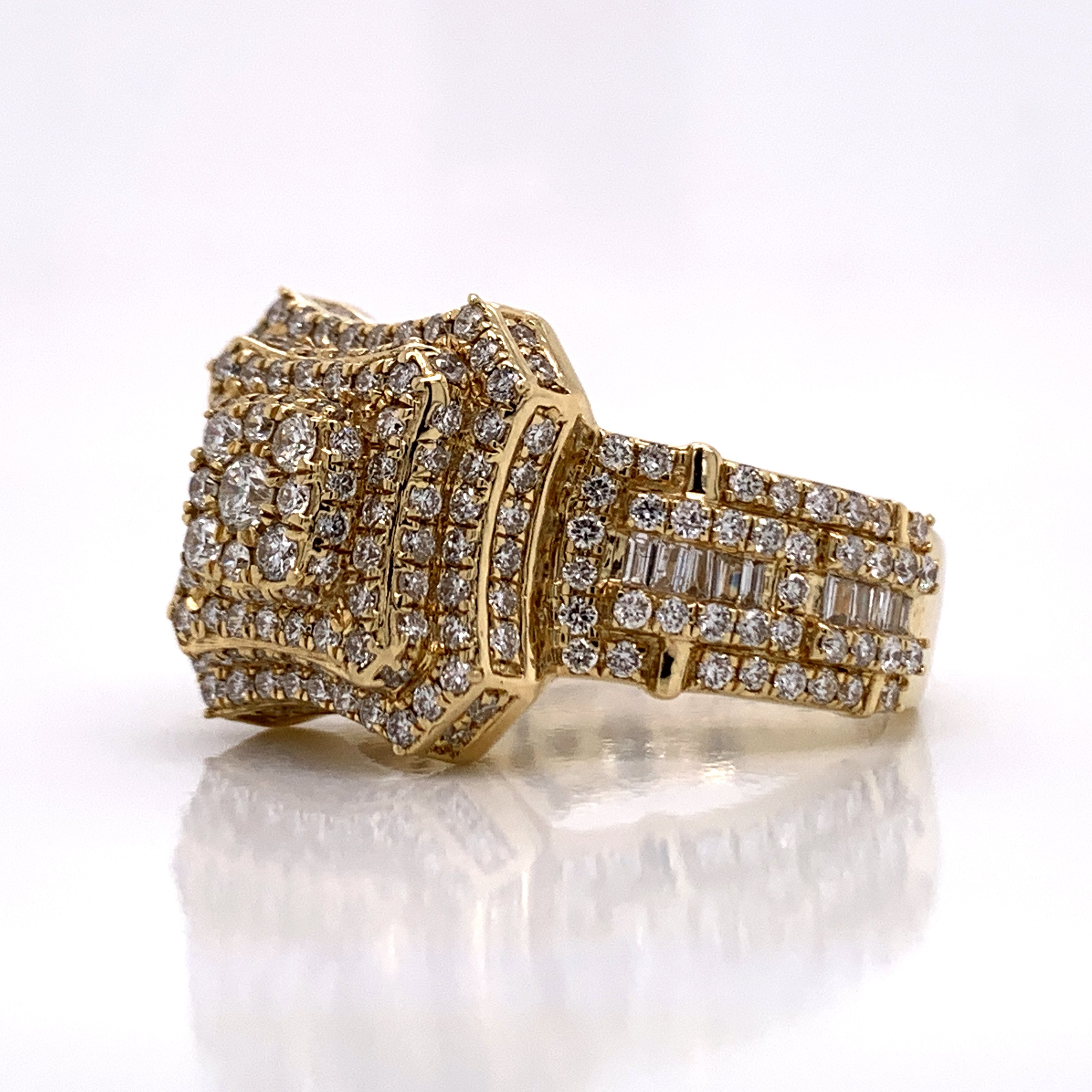 2.26CT Diamond Ring in 10K Gold - White Carat Diamonds 