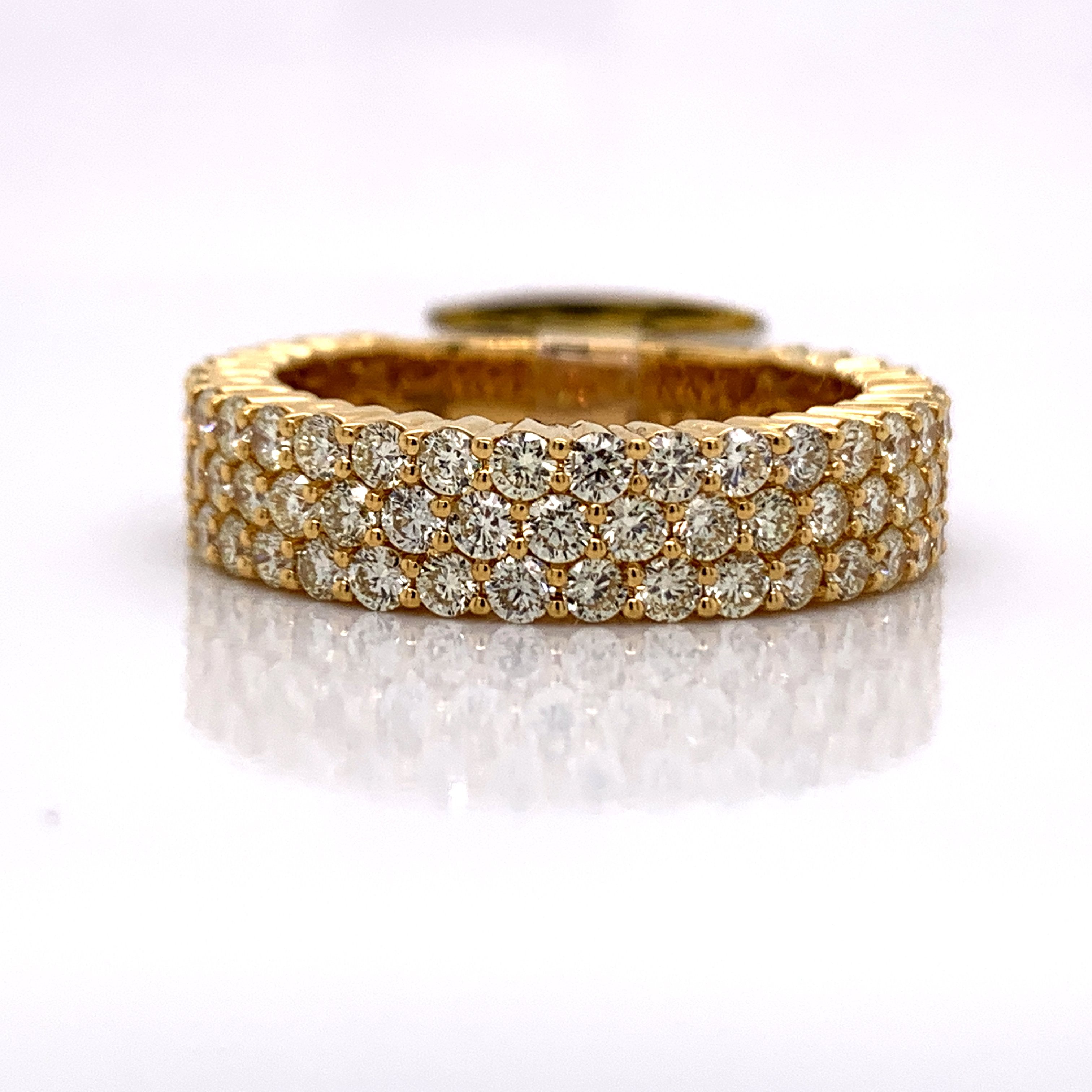 2.88CT Diamond Ring in 10K Gold - White Carat Diamonds 