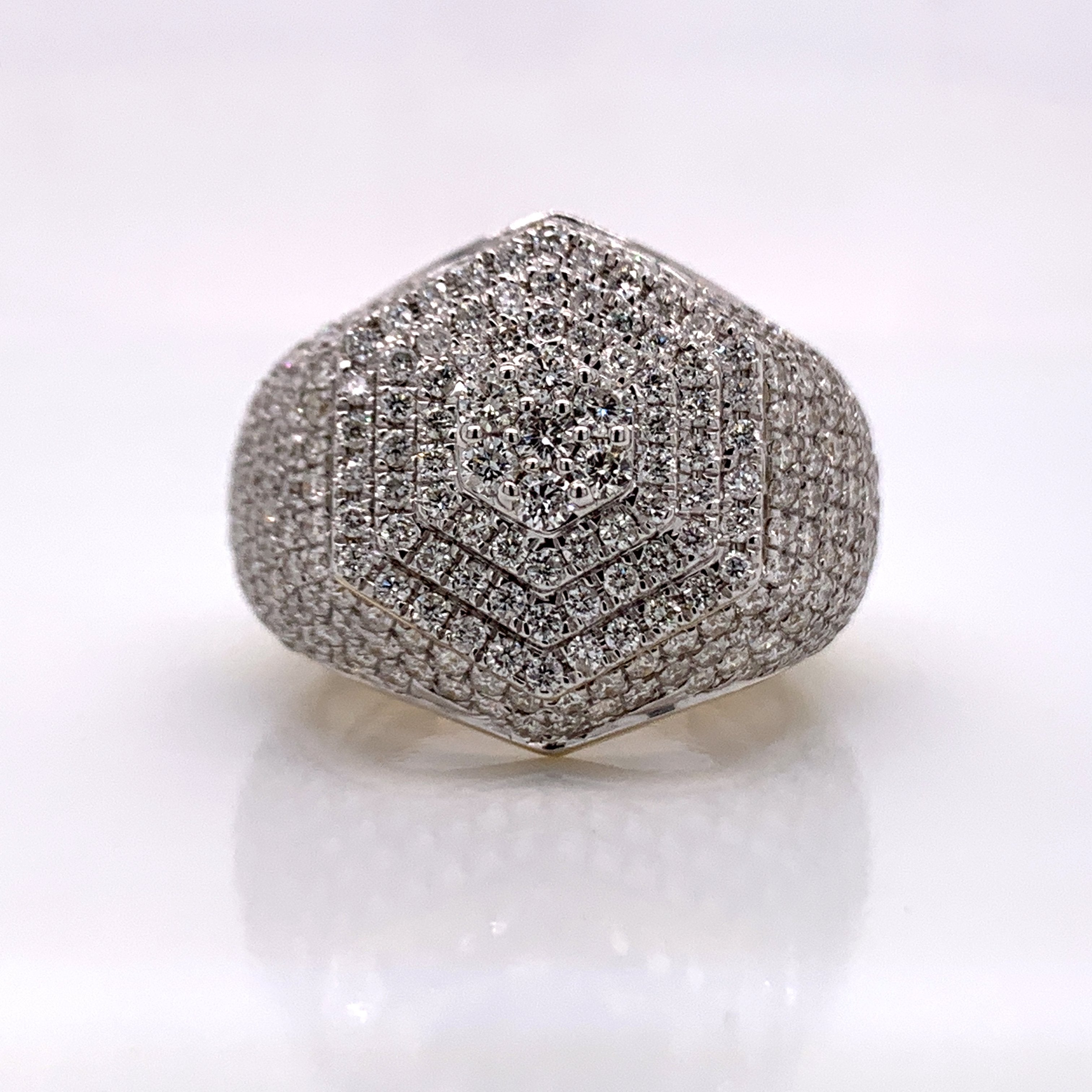 3.47 CT. Diamond Ring in 10K Gold - White Carat Diamonds 