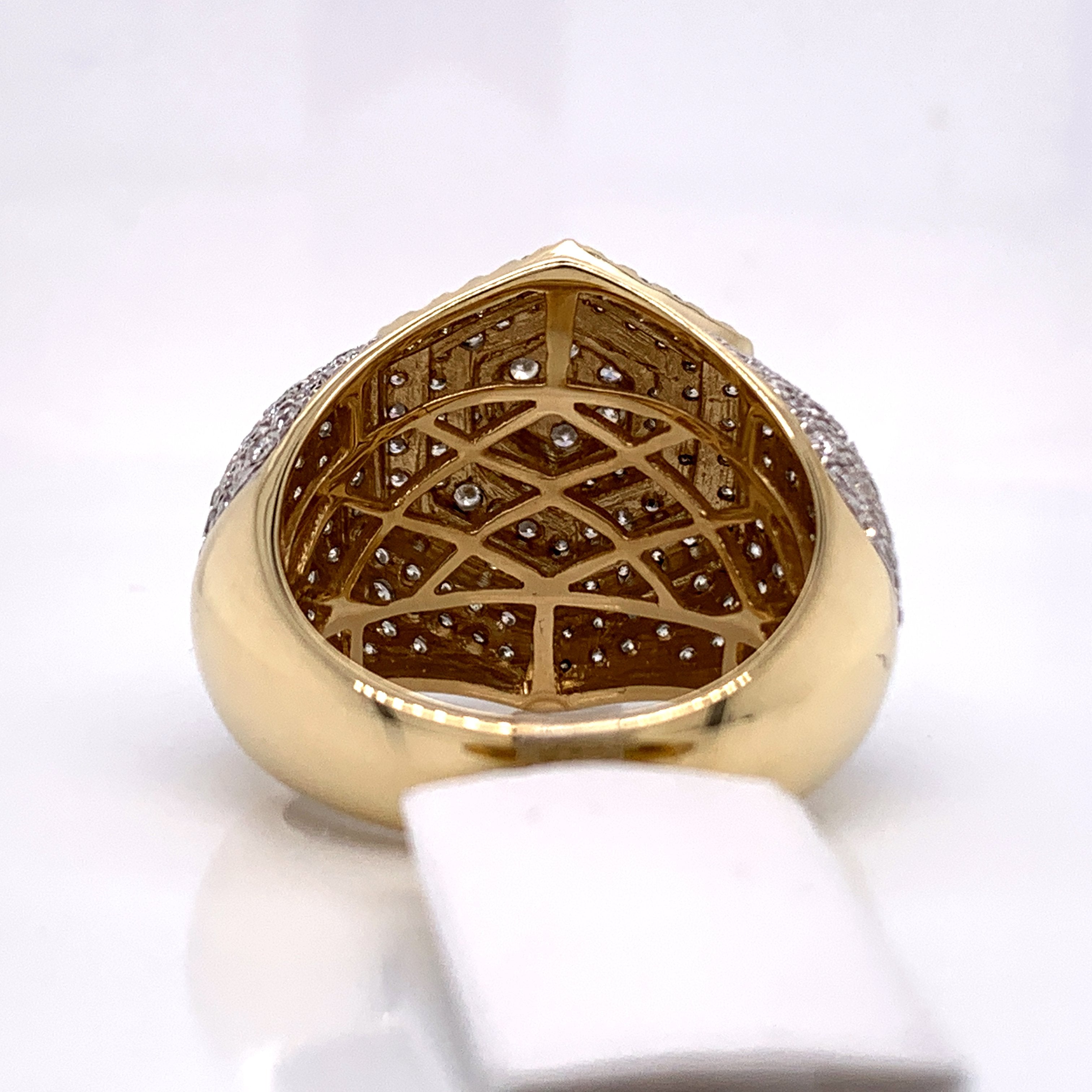 3.47 CT. Diamond Ring in 10K Gold - White Carat Diamonds 