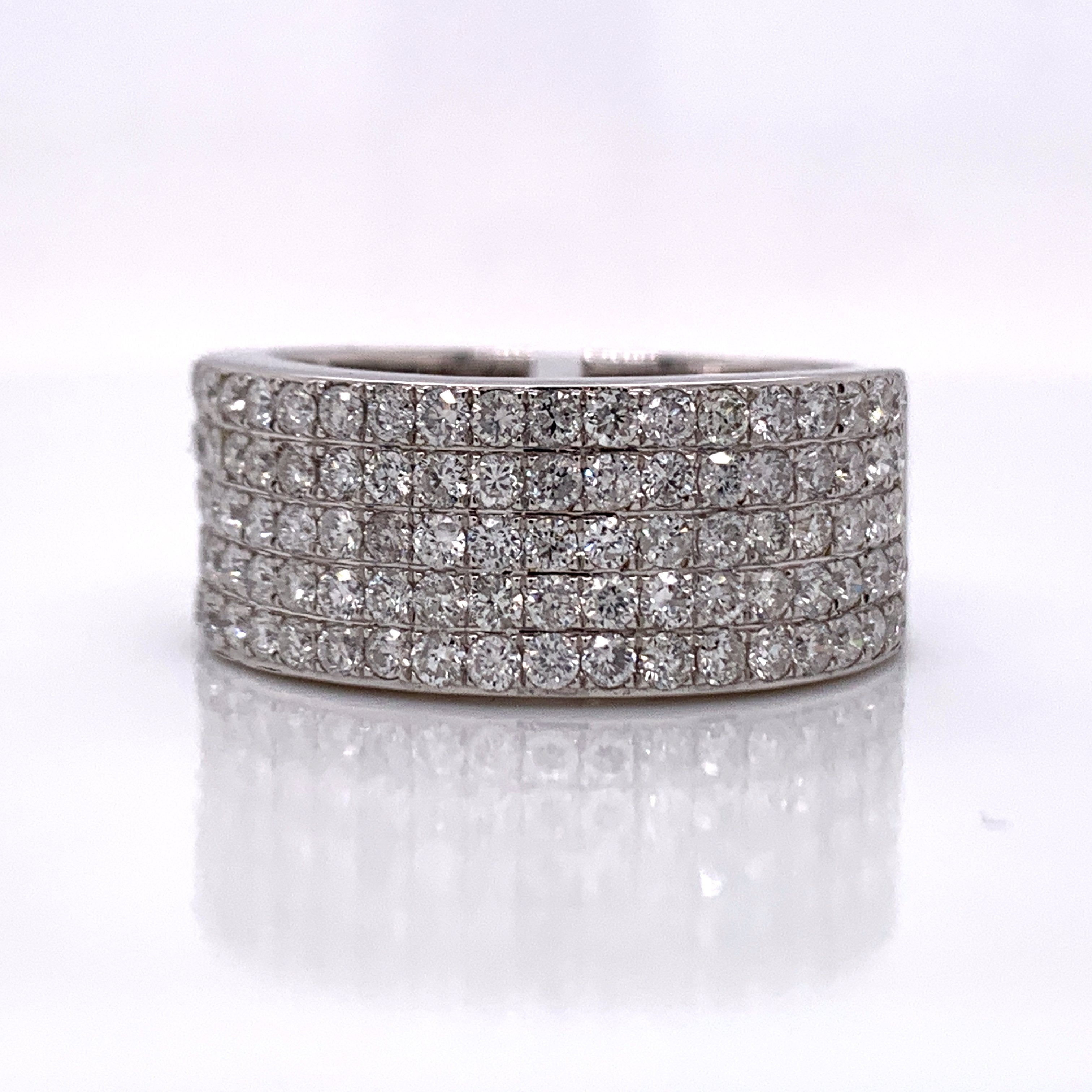 1.97 CT. Diamond Ring in 10K Gold - White Carat Diamonds 