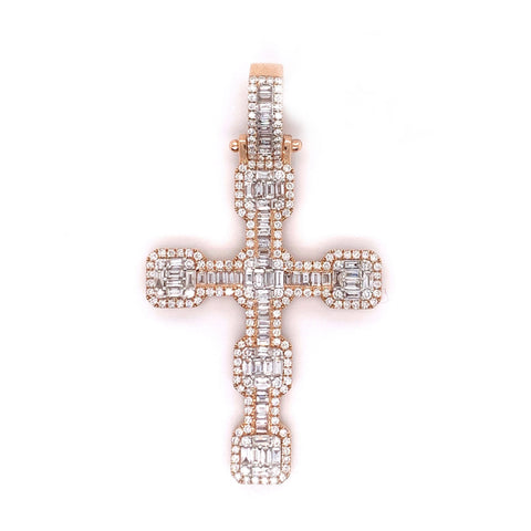 Diamond Cross Pendant 14K - White Carat - USA & Canada