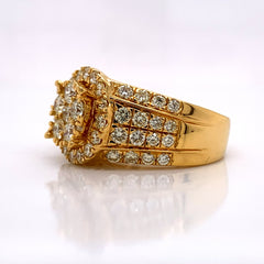 2.78 CT. Diamond Ring in 10K Gold - White Carat Diamonds 